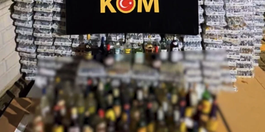 81 İlde Sahte Alkol Operasyonu