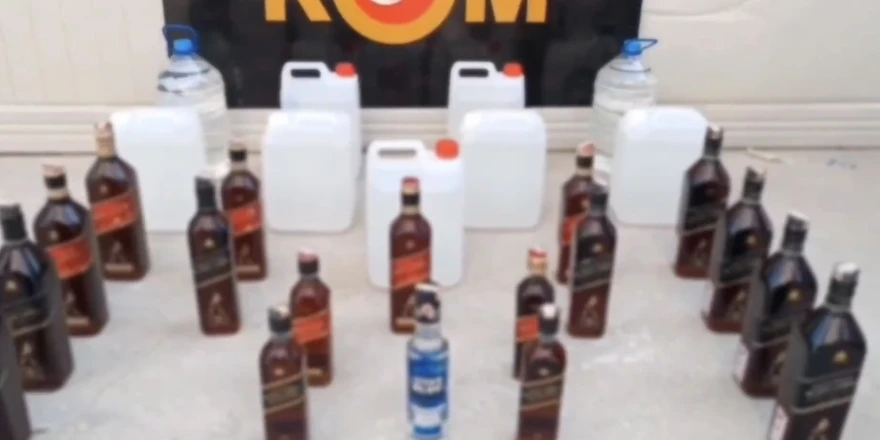 81 İlde Sahte Alkole Yönelik Operasyon