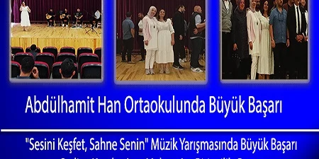 Abdülhamit Han Ortaokulunda Büyük Başarı