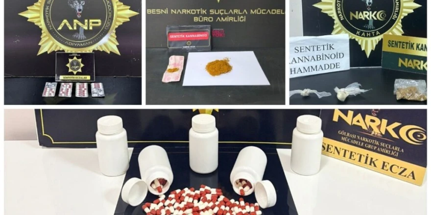 Adıyaman’da 71 Aranan Şahıs Yakalandı, Uyuşturucu Operasyonları Sürüyor