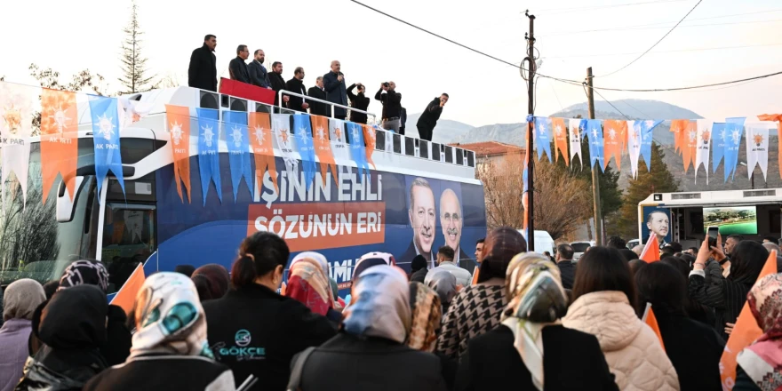 AK Parti Malatya Büyükşehir Adayı Sami Er’e Sürgü’de Coşkulu Karşılama