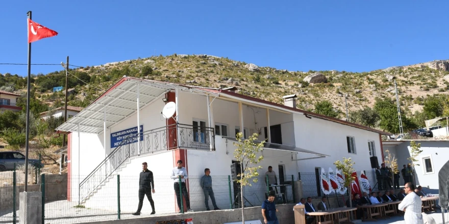 Akçadağ Yalınkaya Mahallesi’nde Cami Ve Sosyal Tesislerin Açılışı Yapıldı
