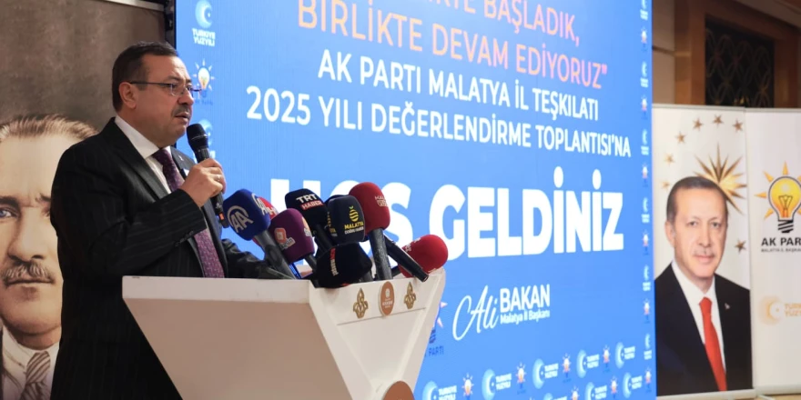 Ali Bakan: “Malatya, Anka Kuşu Gibi Küllerinden Yeniden Doğdu”