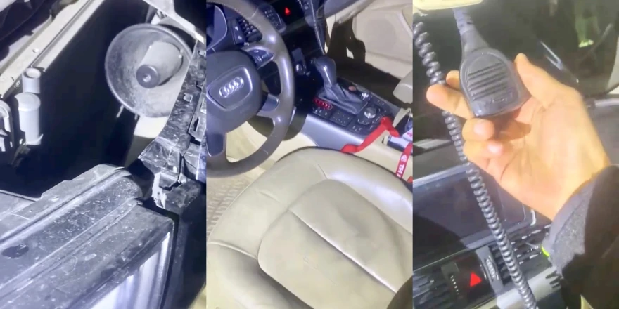 Araçta Gizli Çakar ve Megafon Sistemi Ele Geçirildi: Sürücüye Ceza, Araca 30 Gün Men