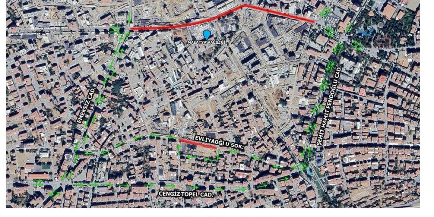 Atatürk (Kışla) Ve İnönü Caddesi Geçici Olarak Trafiğe Kapatılacak
