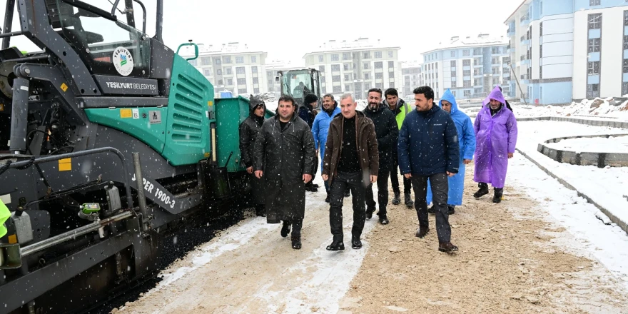 Başkan Çınar, İkizce Toki Konutları İle Bölgedeki Yol Çalışmalarını İnceledi