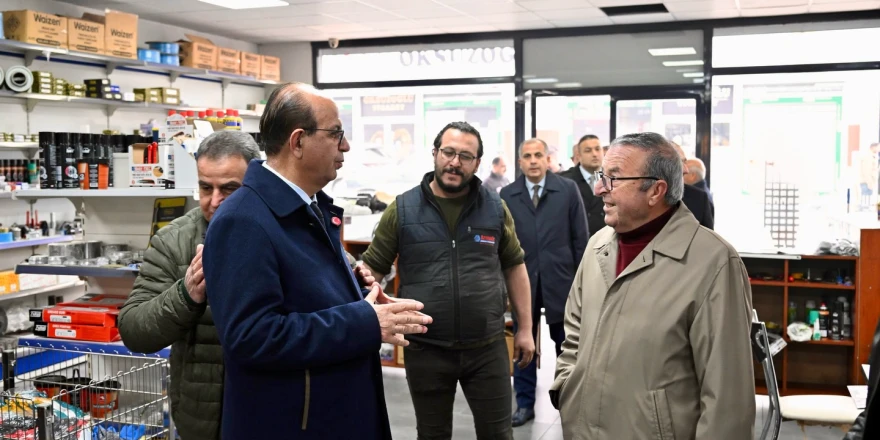 Başkan Geçit, Özsan Sanayi Sitesi Esnafının Taleplerini Dinledi