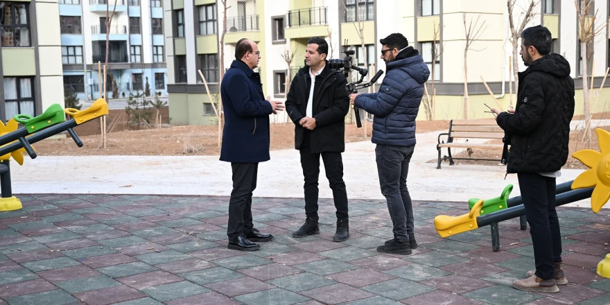Başkan Geçit, Trt Kurdi’yi İkizce Deprem Konutlarında Ağırladı