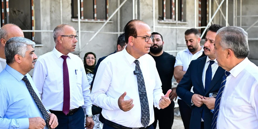 Başkan Geçit, Yeşil Yaşam Evleri (Kentsel Dönüşüm) İnşaatını İnceledi