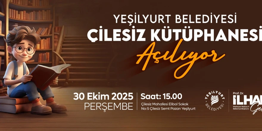 Başkan Geçit’in Sözünü Verdiği Çilesiz Kütüphanesi 30 Ekim’de Kapılarını Açıyor