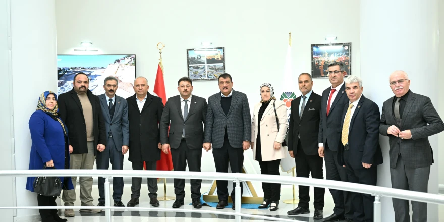 Başkan Gürkan Büyük Birlik Partisi İl Başkanı ve Yönetimini kabul etti