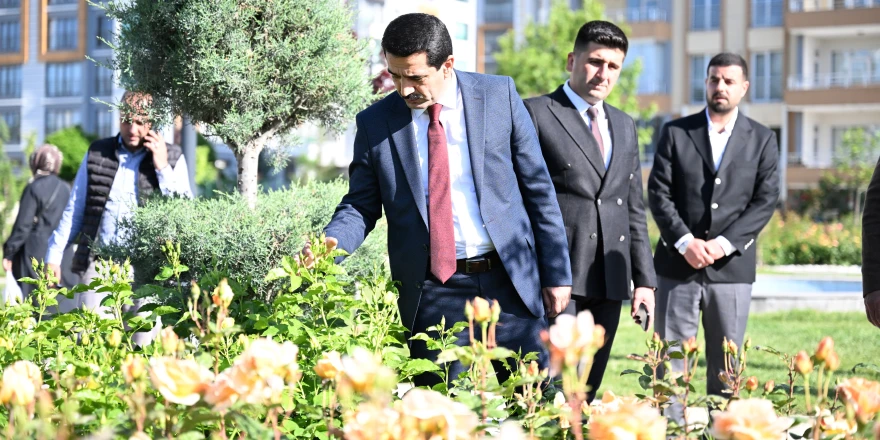 Başkan Taşkın ilçedeki parkları ve yeşil alanları mercek altına aldı