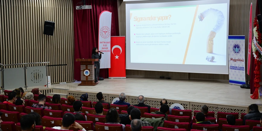 Battalgazi Belediyesi Ve İlçe Sağlık Müdürlüğü Personellerine Sigaranın Zararları Anlatıldı