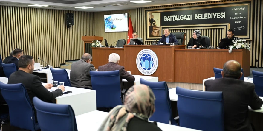 Battalgazi Belediyesi Aralık Ayı Meclis Toplantısını Tamamladı
