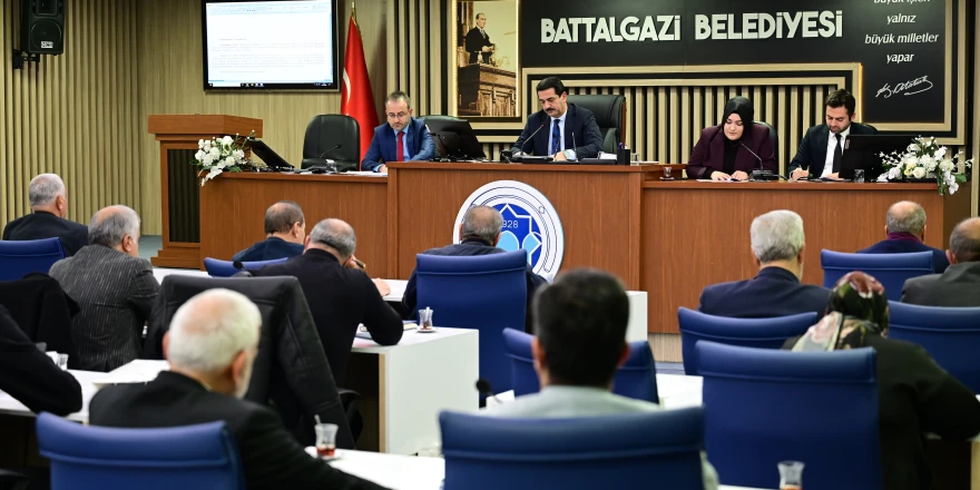 Battalgazi Belediye Meclisi 2026 Yılı İlk Toplantısını Gerçekleştirdi