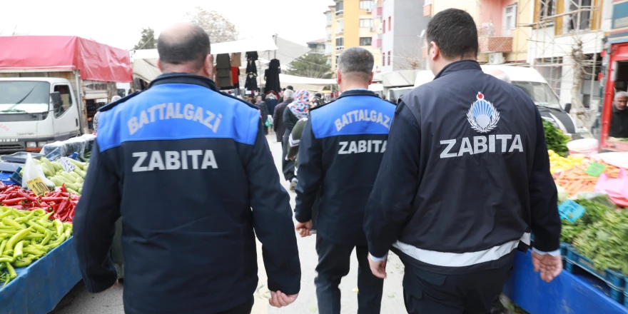 BATTALGAZİ’DE PAZARLARA ZABITA DENETİMİ
