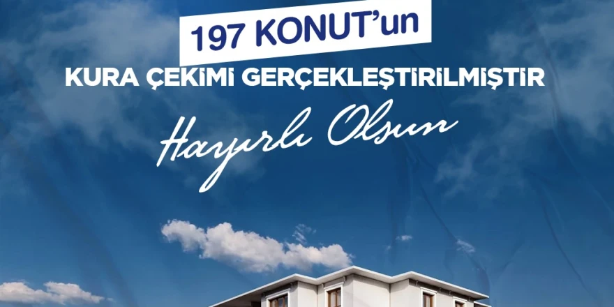 Battalgazi’de Rezerv Alan Konutları İçin Kura Çekimi Yapıldı