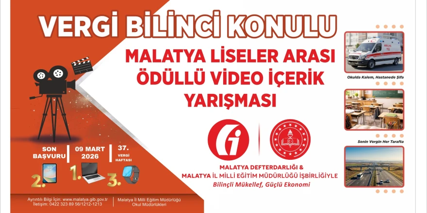 “Bilinçli Mükellef, Güçlü Ekonomi” İçin Gençler Kameraya Geçiyor