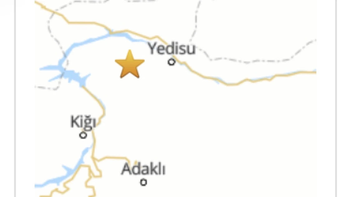Bingöl’de 4.4 büyüklüğünde deprem