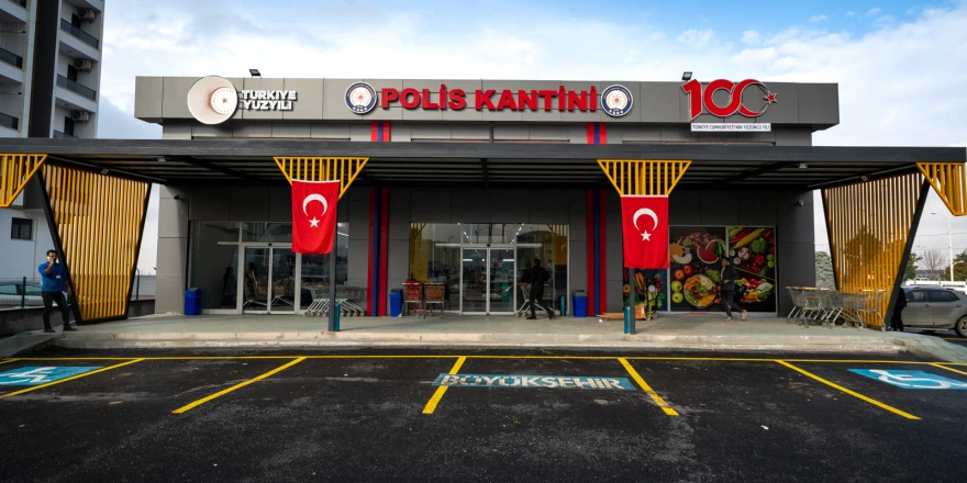 Büyükşehir Belediyesi Tarafından Yapılan Polis Kantini Tamamlandı