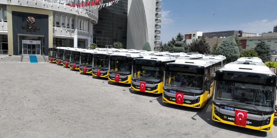 Büyükşehir Belediyesi 10 Adet Körüklü otobüs alımı gerçekleştirdi.