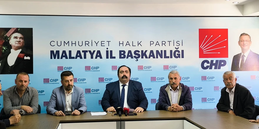 CHP İl Başkanı Yıldız, “Malatya’da tarım felç, üretici yıkılmıştır!”