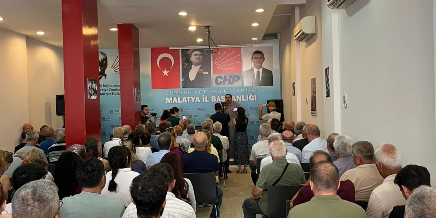 CHP Malatya İl Başkanı Barış Yıldız, açıklama