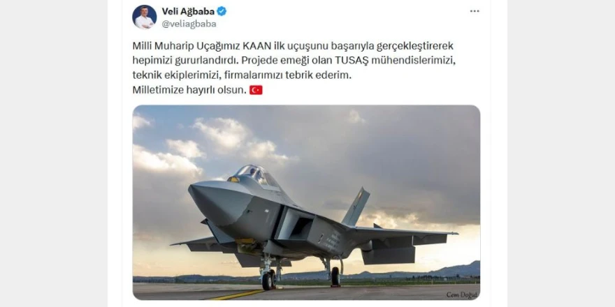 CHP'den milli muharip uçak tebriği