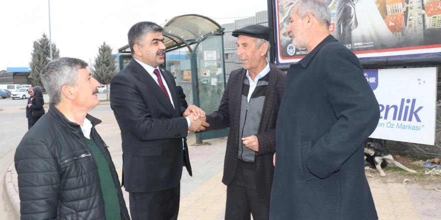 CHP’li Karakuş , Eskimalatya Merkez ve Çatyol  konteyner çarşı ziyaretlerinde  esnafla buluştu