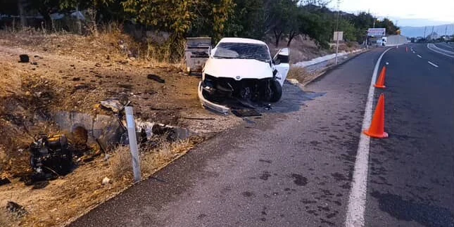 Darende’de Otomobil Yoldan Çıktı: 1 Yaralı