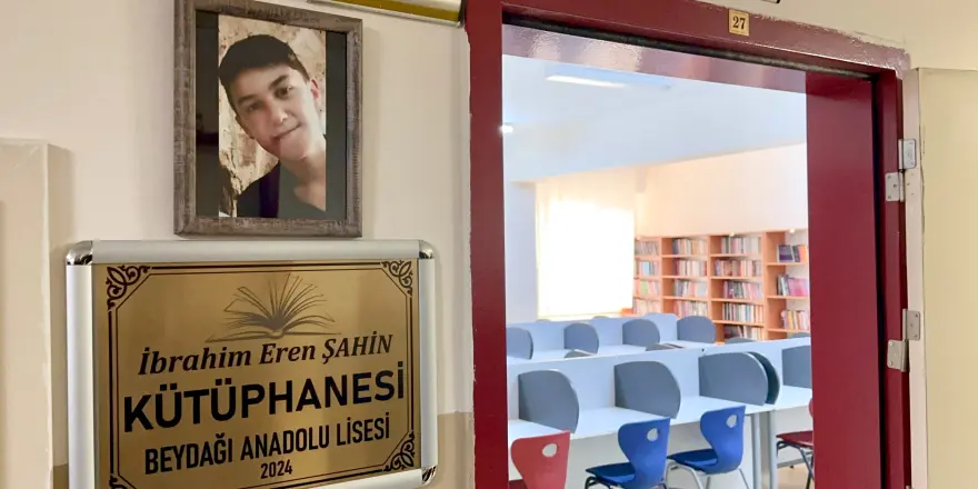 Depremde Ölen İbrahim Eren Şahin’in Adı Kütüphanede Yaşatılacak