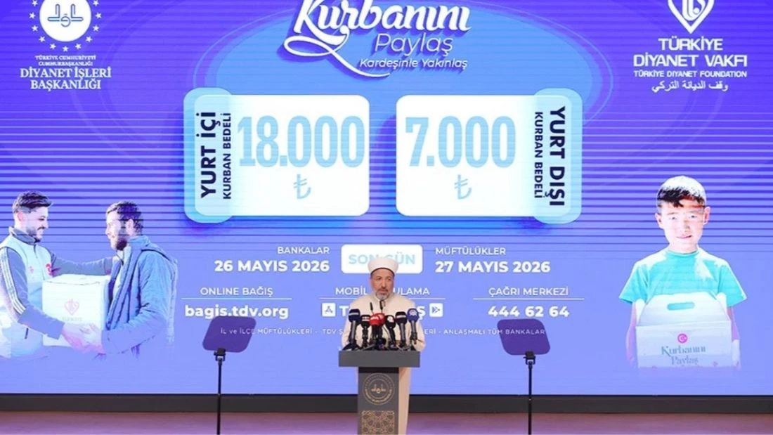 Diyanet 2026 Vekaletle Kurban Bedellerini Açıkladı