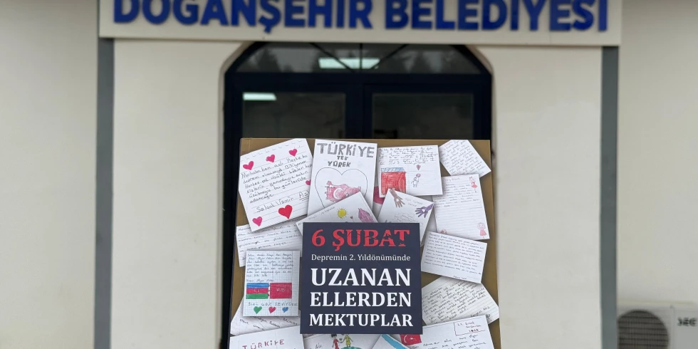 Doğanşehir Belediyesinden tüm deprem bölgesini temsilen bir eser hazırlandı