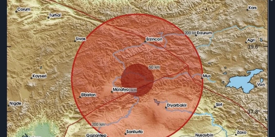 Elazığ Baskil Merkezli Deprem Malatya’da Hissedildi