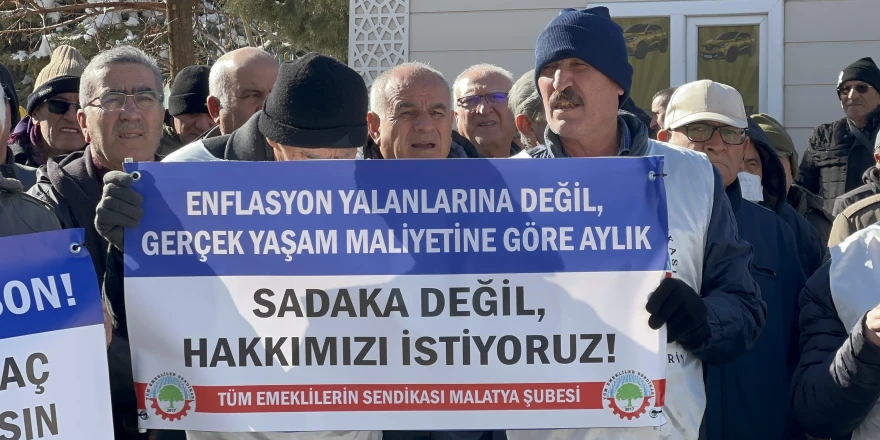 Emekliler Seyyanen Zam İçin Sokağa Çıktı