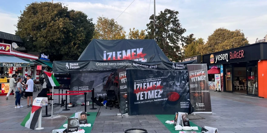 Eyüpsultan’da Gazze İçin Anlamlı Etkinlik