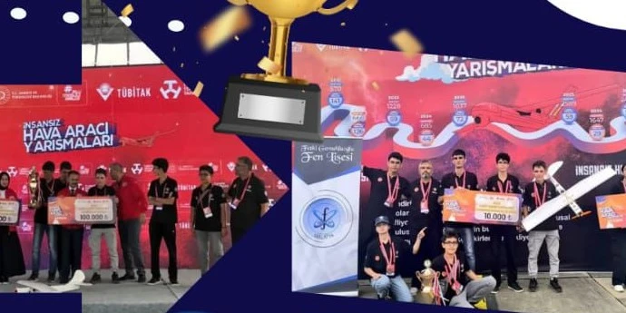 Fethi Gemuhluoğlu Fen Lisesi TEKNOFEST’te Türkiye Üçüncüsü Oldu