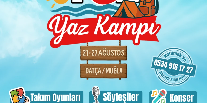 Gençlik Burada, Gelecek Burada: TGB Yaz Kampı 21 Ağustos’ta Başlıyor