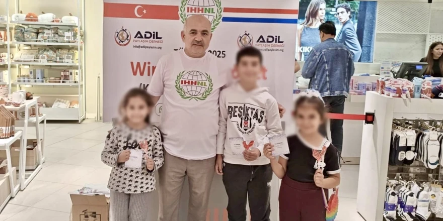 Hollanda İHH ve Adil Paylaşım Derneği’nden Malatya’da 150 Yetim Çocuğa Giyim Desteği