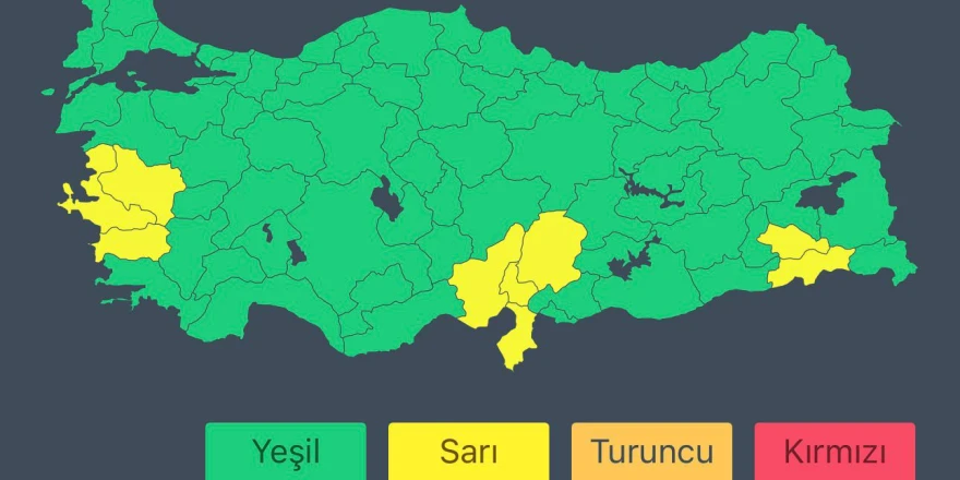 İçişleri Bakanlığı’ndan Uyarı: Kuvvetli Sağanak ve Sel Riskine Dikkat
