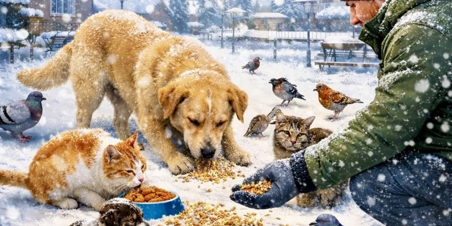 İHH’dan Anlamlı Çağrı: “Herkes Sokağına Bir Kap Yem Koysun”