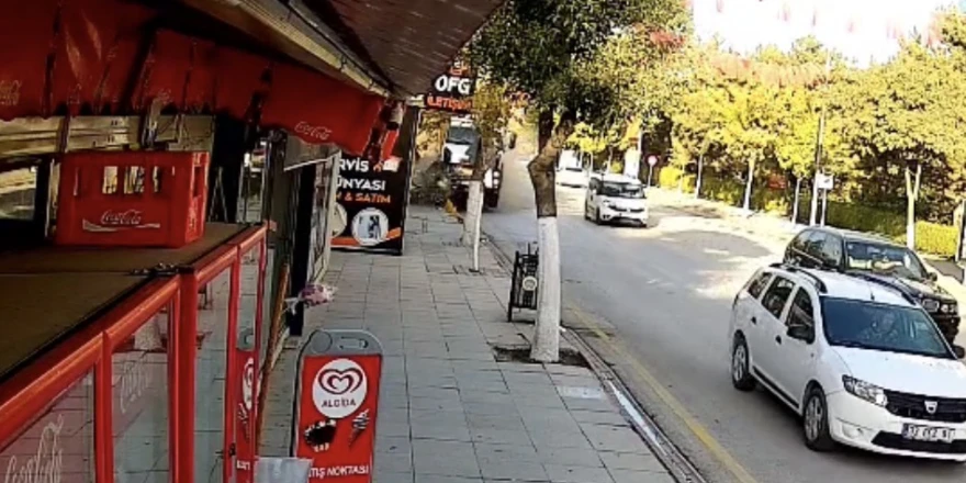İnönü Caddesi’ndeki Hafriyat Kamyonu Kaza Anı Ortaya Çıktı