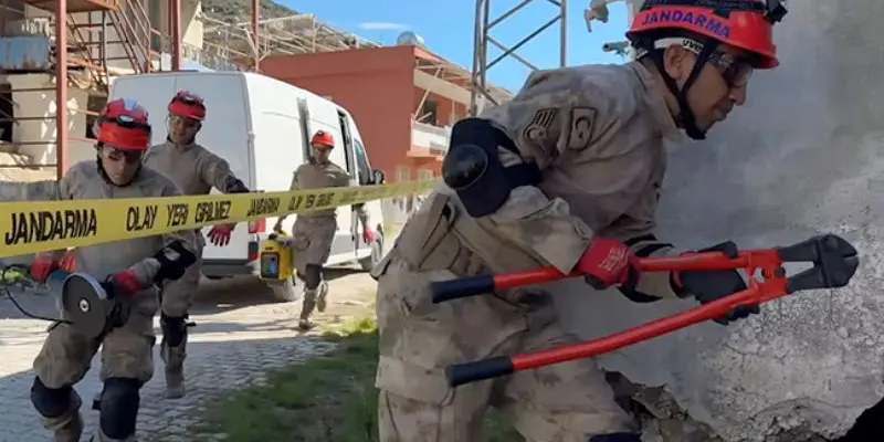 Jandarma Komandolar Afetlere Hazır: Enkazda Can Kurtarma Eğitimi Tamamlandı