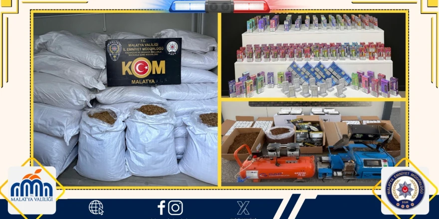 Kaçak Tütün ve Sigara Operasyonları Hakkında Basın Açıklaması