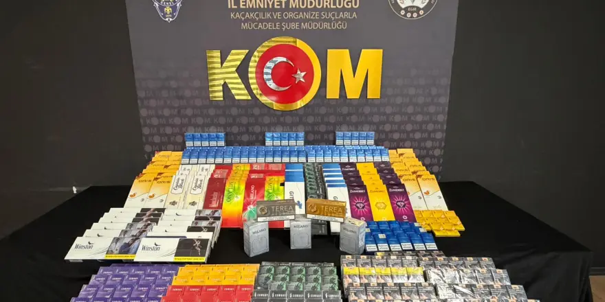 Kahramanmaraş’ta Kaçakçılık Operasyonu: Binlerce Kaçak Sigara Ele Geçirildi