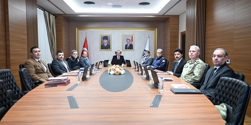 Kamu Düzeni ve Güvenlik Uygulamaları Valilik Koordinasyonunda Ele Alındı