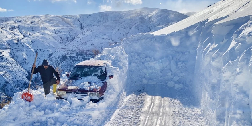 Karda Kaybolan Araç Günler Sonra Ortaya Çıktı