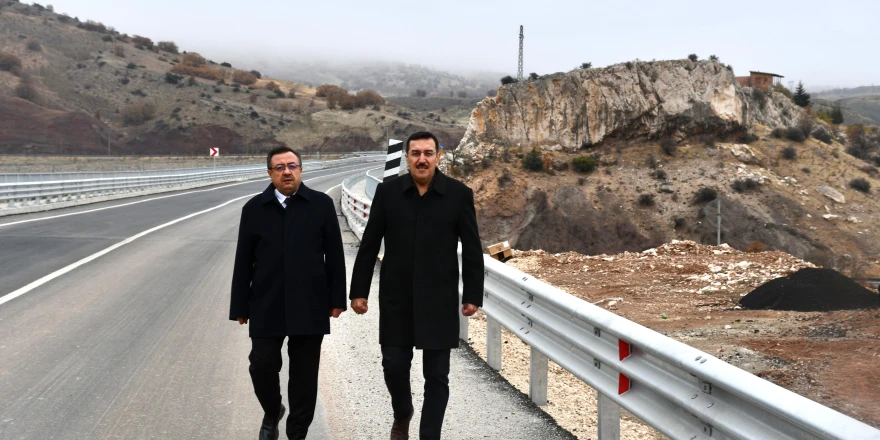 Kuluncak–Hekimhan Bağlantı Yolu Köprüsünde Çalışmalar Hızla Devam Ediyor