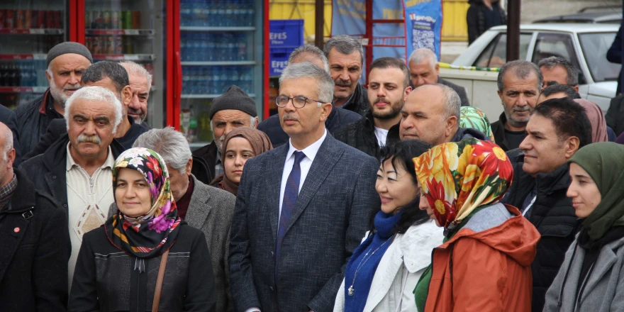 MALATYA BÜYÜKŞEHİR BELEDİYESİ BAĞIMSIZ BAŞKAN ADAYI GEZER, DARENDE İLÇESİNDEYDİ