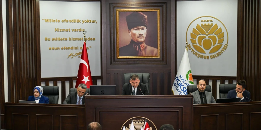 Malatya Büyükşehir Belediye Meclisi Kasım Ayı Toplantısı Yapıldı Ayhan “Milletimizin Başı Sağolsun”